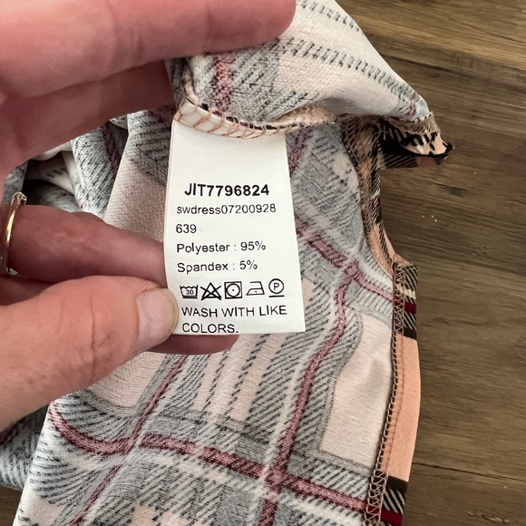 Plaid Print Bodycon Mini Dress - Picture 10 of 10